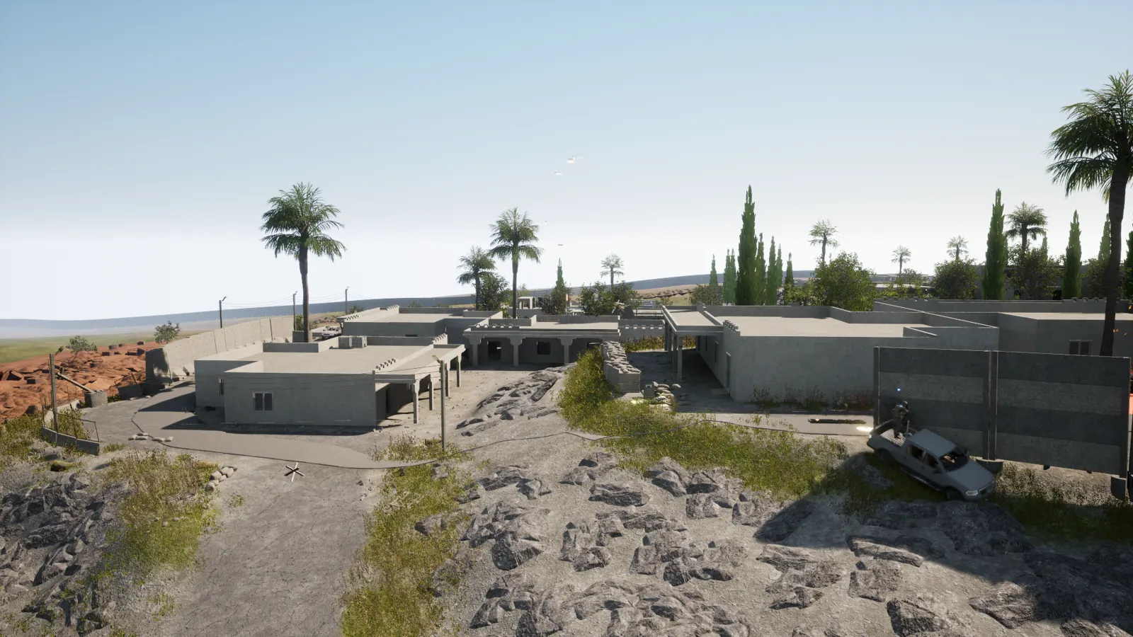 A village on the Syria front
